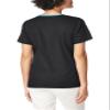 WonderWink Women's Scrubs Charlie 5 Pocket Y-Neck Wrap Top, Black, XX-Small view 3