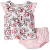 Absorba Baby-Girls Newborn Floral Two Piece Short Set, Pink/Print, 6-9 Months view 1