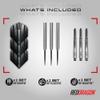 Red Dragon Rebel 23g - 90% Tungsten Steel Darts with Flights, Shafts, view 2