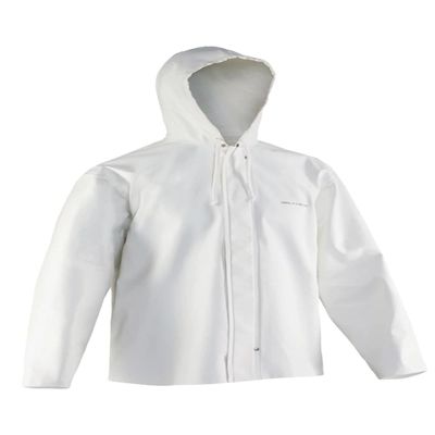 Grundns Men's Clipper 82 Hooded Fishing Jacket, White - X-Small