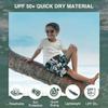 Kanu Surf Big Boys Oahu Quick Dry Beach Swim Trunk, Oahu Black, X-Large (18/20) view 2