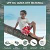 Kanu Surf Big Boys Oahu Quick Dry Beach Swim Trunk, Oahu Red, Medium (10/12) view 2