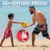 Kanu Surf Big Boys Oahu Quick Dry Beach Swim Trunk, Oahu Red, Medium (10/12) view 4