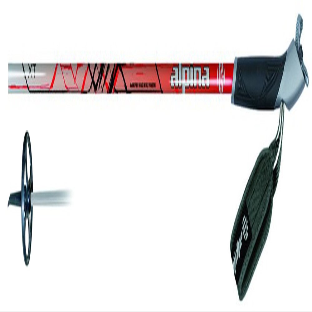 Alpina Sports ASC XT Backcountry Cross-Country Ski Poles, Red, 170cm