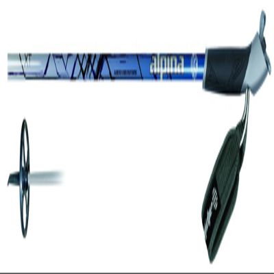 Alpina Sports ASC XT Backcountry Cross-Country Ski Poles, Blue, 165cm