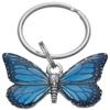 DANFORTH Blue Butterfly Keychain  Handcrafted Pewter Butterfly Keychains For Women  2 , Made In USA view 1