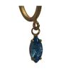 CLEMENTINE CERCEAU Gold Plated Aquamarine Clip On Earrings view 2