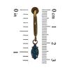 CLEMENTINE CERCEAU Gold Plated Aquamarine Clip On Earrings view 3
