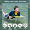 Kanu Surf Boys' Short Sleeve UPF 50+ Rashguard Swim Shirt, Contrast Royal, 2T view 2