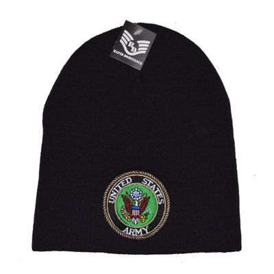 ARMY"Logo" Military Skull Cap - Law Cuffless Beanie Hat