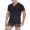 2(X)IST Men's Essential Cotton V-Neck T-Shirt 3-Pack Black view 4