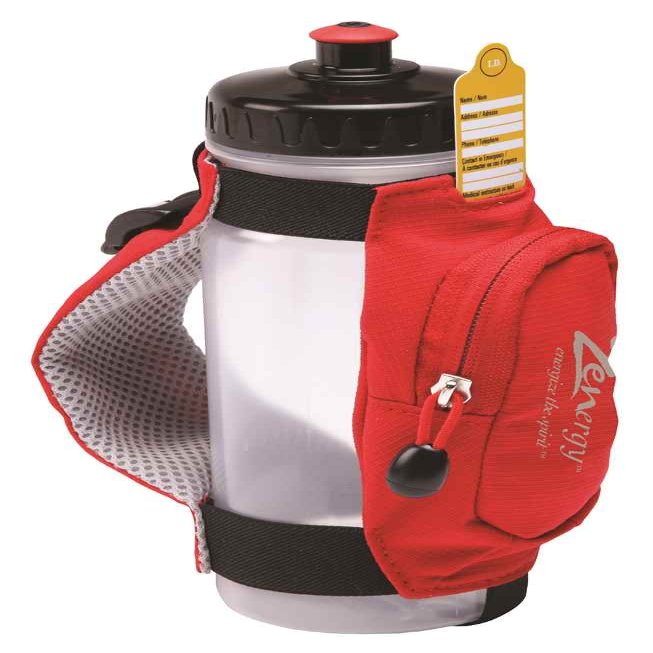 Deluxe Hydration Bottle Carrier Color: Red
