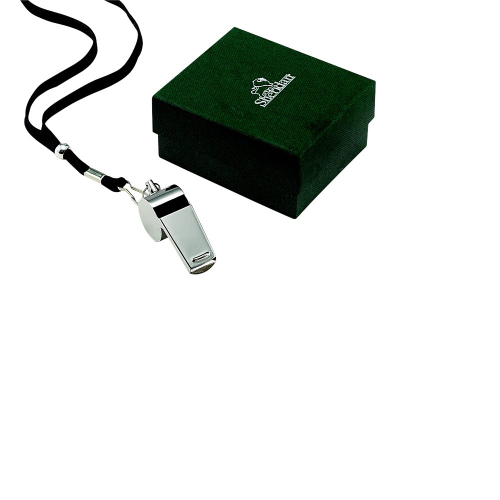 Creative Gift International The Original Stainless Steel Coach Whistle w/Lanyard - ENGRAVEABLE -