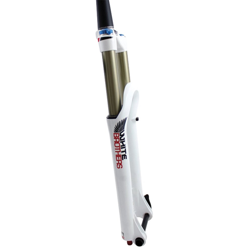 White Brothers Loop 140 TCR 15mm Steerer Axle Suspension Fork, White, 650B/1-1/8-Inch