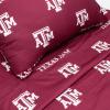College Covers Everything Comfy Texas A&M Aggies Twin XL Sized 3 Piece Sheet Set, Team Color Background, 1 Flat Sheet, 1 Fitted Sheet, 1 Pillowcase view 3