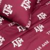 College Covers Everything Comfy Texas A&M Aggies Twin XL Sized 3 Piece Sheet Set, Team Color Background, 1 Flat Sheet, 1 Fitted Sheet, 1 Pillowcase view 4