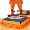 College Covers Everything Comfy Auburn Tigers Dust Ruffle Bed Skirt, Twin view 2