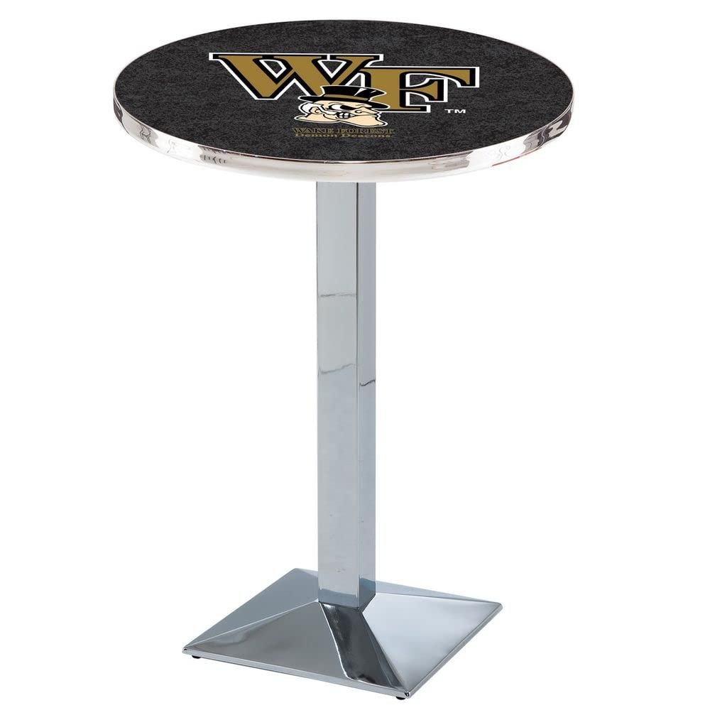 Holland Bar Stool Co. L217-36" Chrome Wake Forest Pub Table