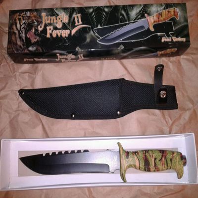 Frost Cutlery F18433CA-BRK Jungle Fever Ii Bowie