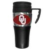 College NCAA Oklahoma Sooners Steel Travel Mug with Handle view 1