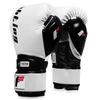 Fighting Sports S2 Gel Power Sparring Gloves, White/Black, 16 oz view 1