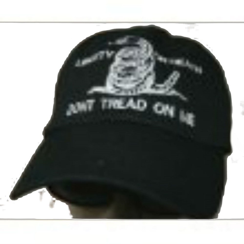 AES Culpeper Liberty or Death Dont Tread ON ME Washed Cap Black