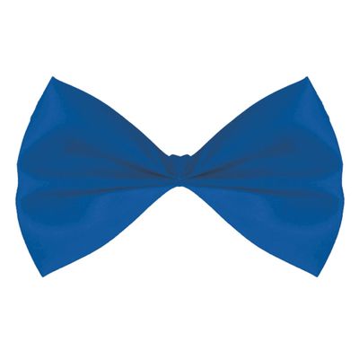 Blue Fabric Bow Tie - 3.25" x 6" (Pack of 1) - Stylish & Versatile Accessory for Every Occasion, Parties & Events
