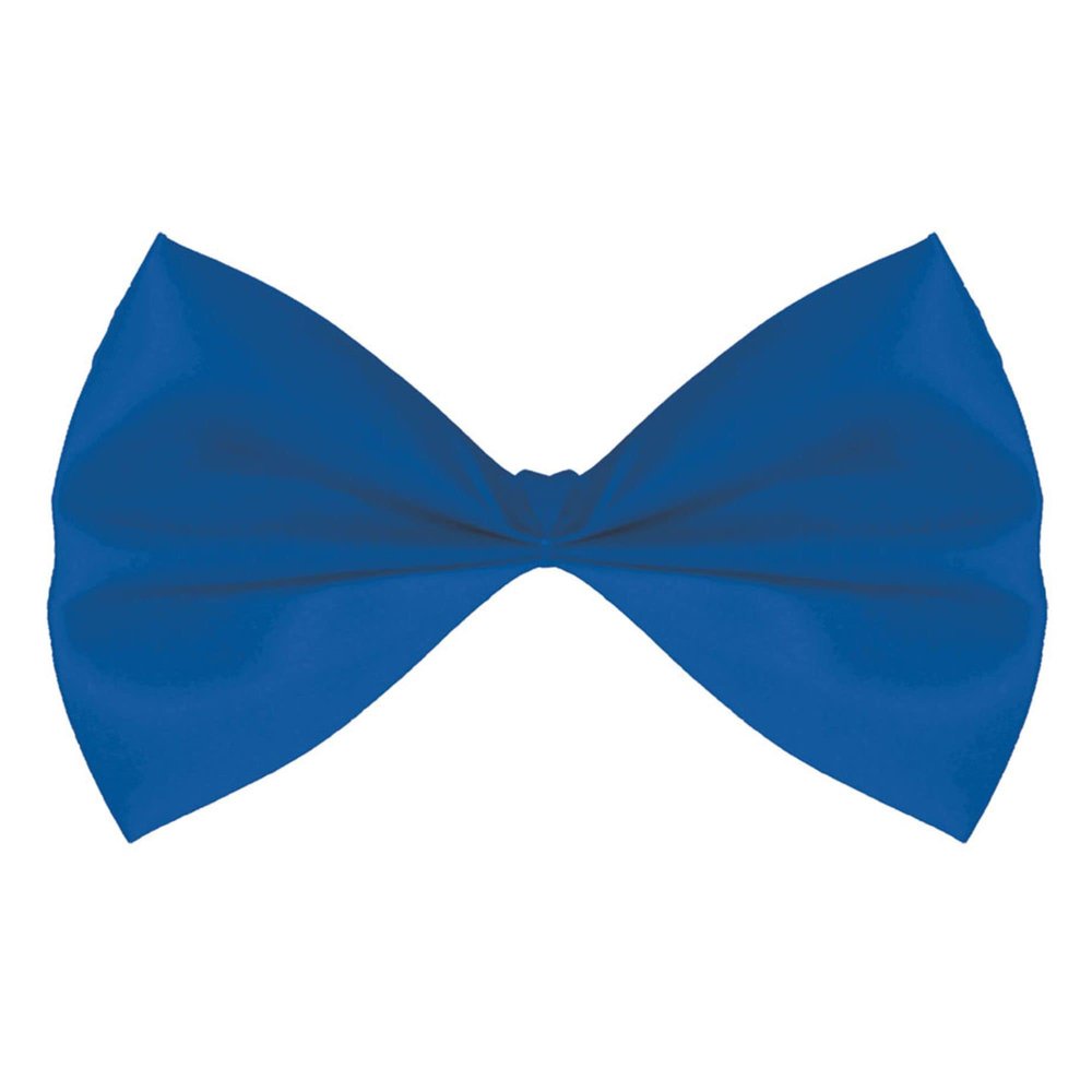Blue Fabric Bow Tie - 3.25" x 6" (Pack of 1) - Stylish & Versatile Accessory for Every Occasion, Parties & Events