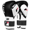 Fighting Sports S2 Gel Power Training Gloves, Black/White, 14 oz view 1