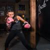Title Boxing Gel Suspense Training Gloves, Pink/Black, 16 oz view 4