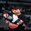 Title Boxing Gel Suspense Training Gloves, Black/White, 12 oz view 4
