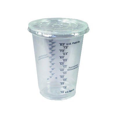 Solo CDL101-00152 Clear, 50 Count Graduated Plastic Cups-10 Ounce