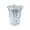 Solo CDL101-00152 Clear, 50 Count Graduated Plastic Cups-10 Ounce view 1