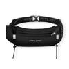 Fitletic Running Belt with Side Pocket, Loops for Energy Gels, Race Bib Number Holder. Waist Pack Water Resistant Phone Holder. Model Ultimate II Black view 1