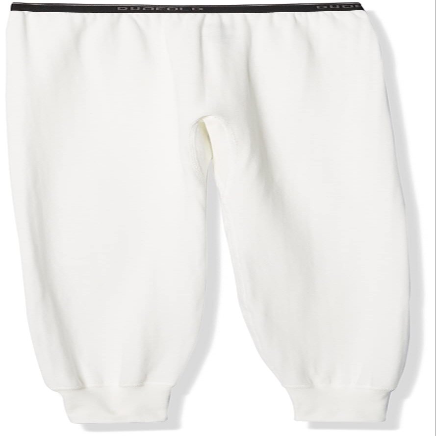 Duofold Boys Light Weight Double Layer Thermal Pant, Winter White, X-Small