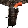 44/45 Caliber Black Leather Left Handed Gun Holster (Size 46) view 1
