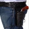 44/45 Caliber Black Leather Left Handed Gun Holster (Size 46) view 3