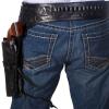 44/45 Caliber Black Leather Left Handed Gun Holster (Size 46) view 4