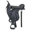 HILASON Black 18 INCHES 18 in Horse English Treeless Saddle Endurance Trail Leather view 1