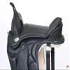 HILASON Black 18 INCHES 18 in Horse English Treeless Saddle Endurance Trail Leather view 4