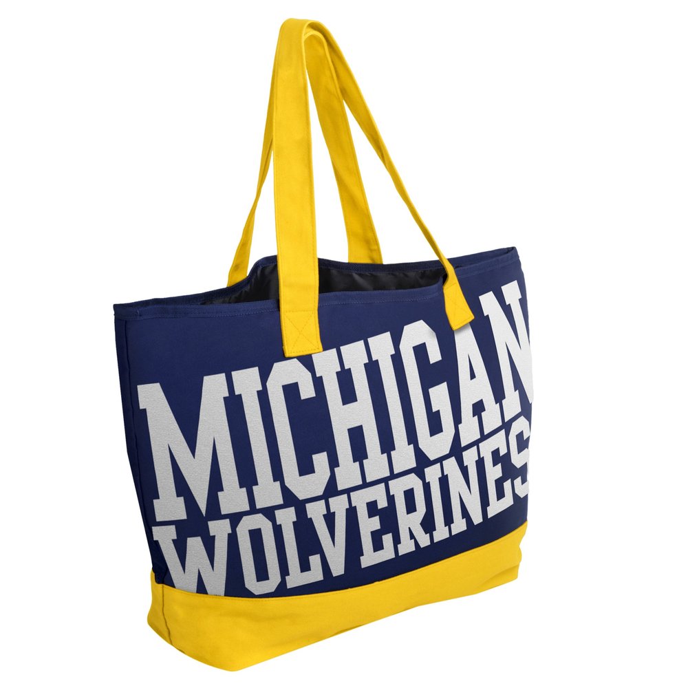 FOCO Michigan Metallic Print Tote Bag