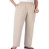 Alfred Dunner Pull-On Twill Pants Tan view 1