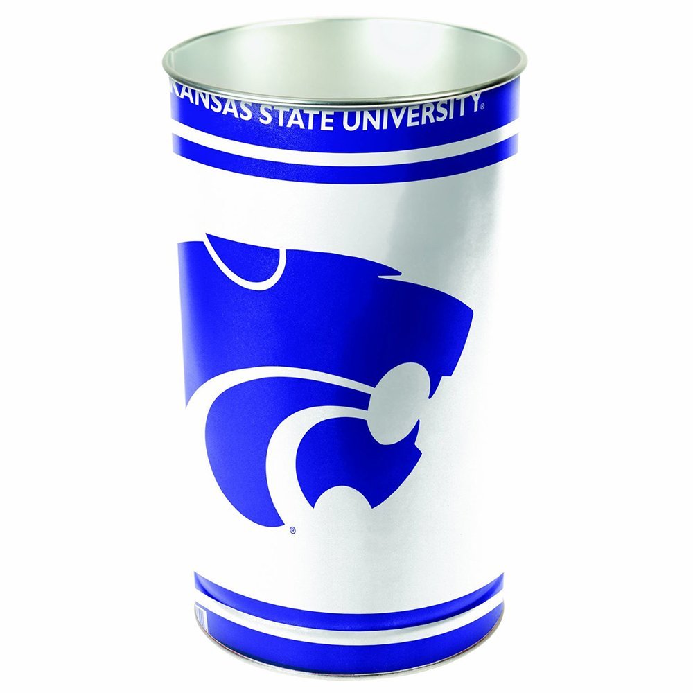 Kansas State Wildcats NCAA Tapered Wastebasket (15 Height)"