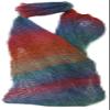 Figure 8 Multi Loop Scarf - Choose your own styles - Orange view 1