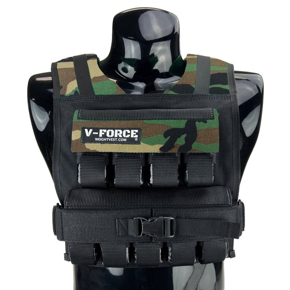45 Lb. V-Force Weighted Vest, Woodland