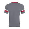 Augusta Sportswear Augusta Sleeve Stripe Jersey, Graphite/Red/White, Medium view 2