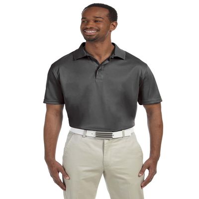 Harriton M315 Men's 4 oz. Polytech Polo - Charcoal - 6XL