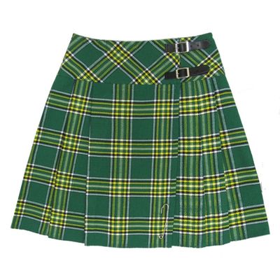 Tartanista 20 inch Irish Tartan Pleated Kilt Skirt - Size US 16