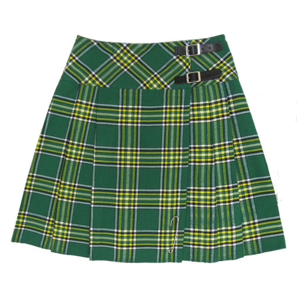 Tartanista 20 inch Irish Tartan Pleated Kilt Skirt - Size US 16