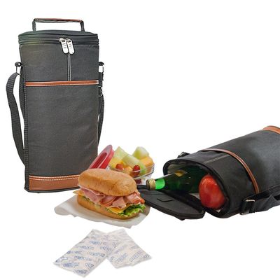 ChromaCast Insulated Outdoor Cooler Travel Bag with Refrigerant Gel Packs - Perfect for Sports, Camping, Picnics & More